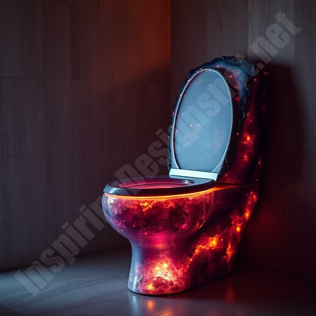 Mineral Crystal Toilet