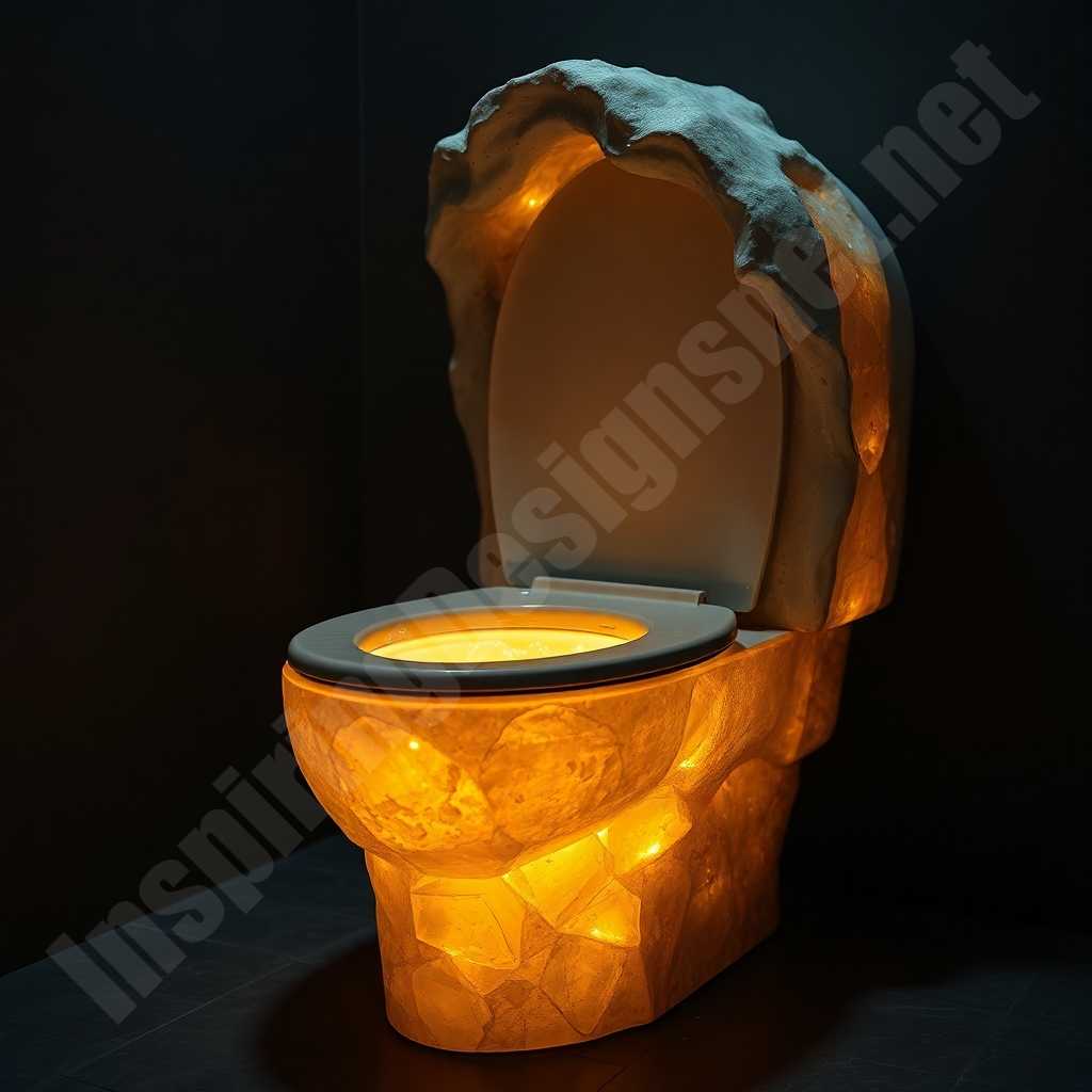 Mineral Crystal Toilet