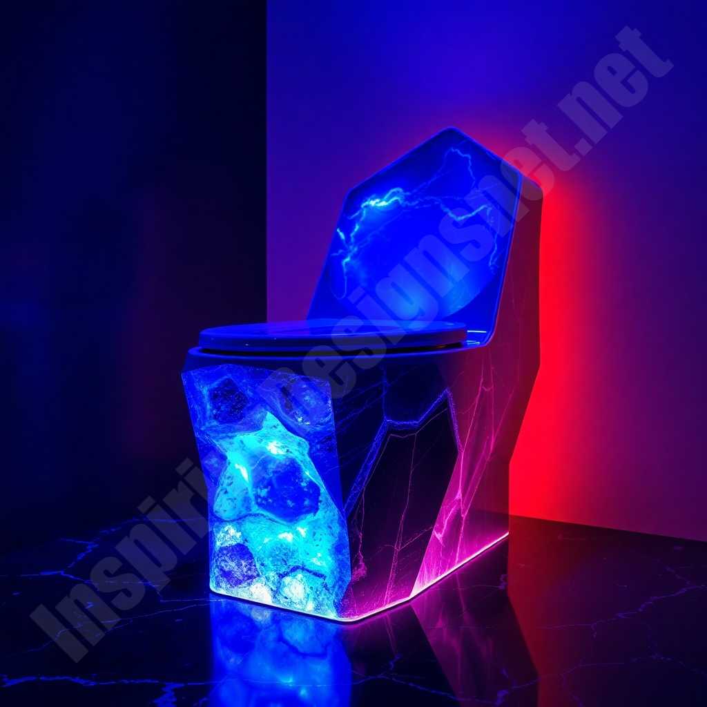 Mineral Crystal Toilet