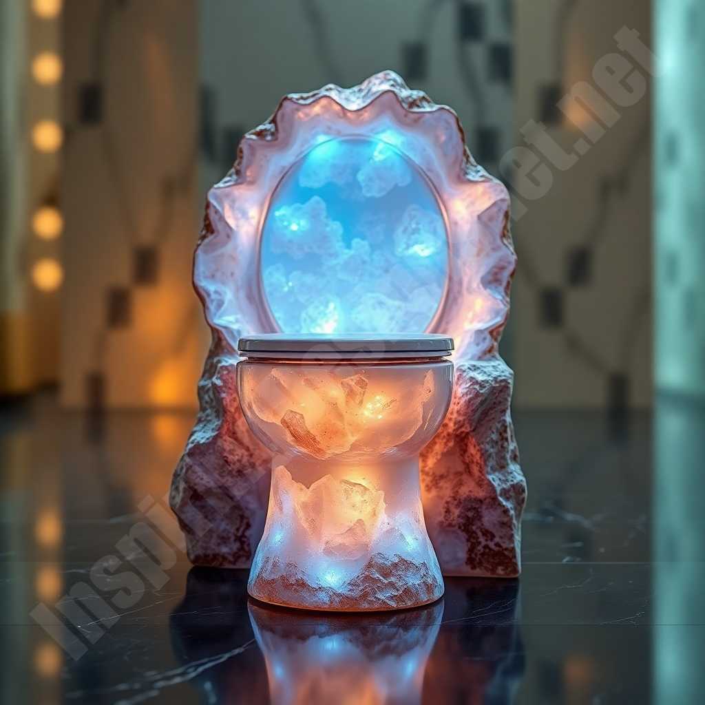 Mineral Crystal Toilet