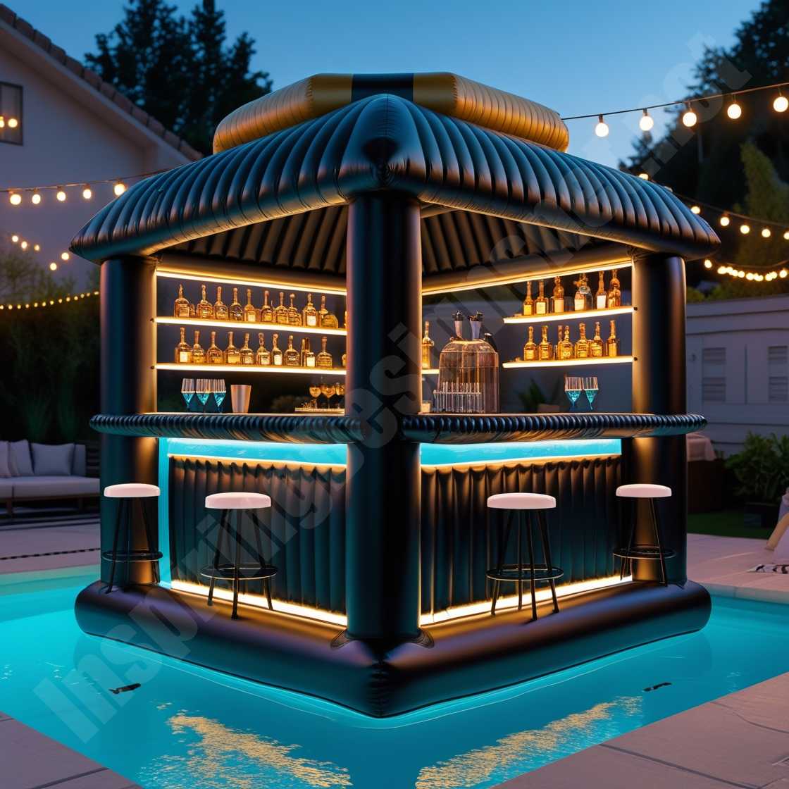 Inflatable Pool Bar