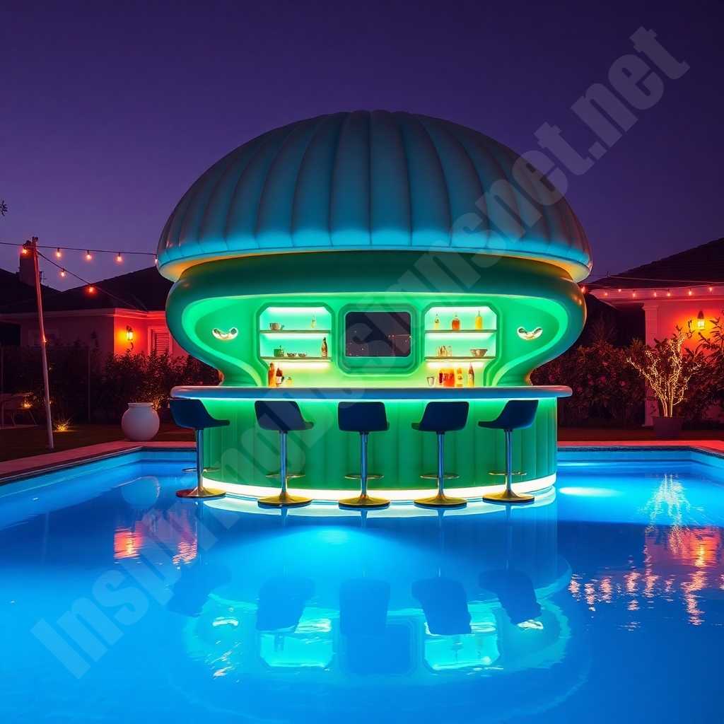 Inflatable Pool Bar