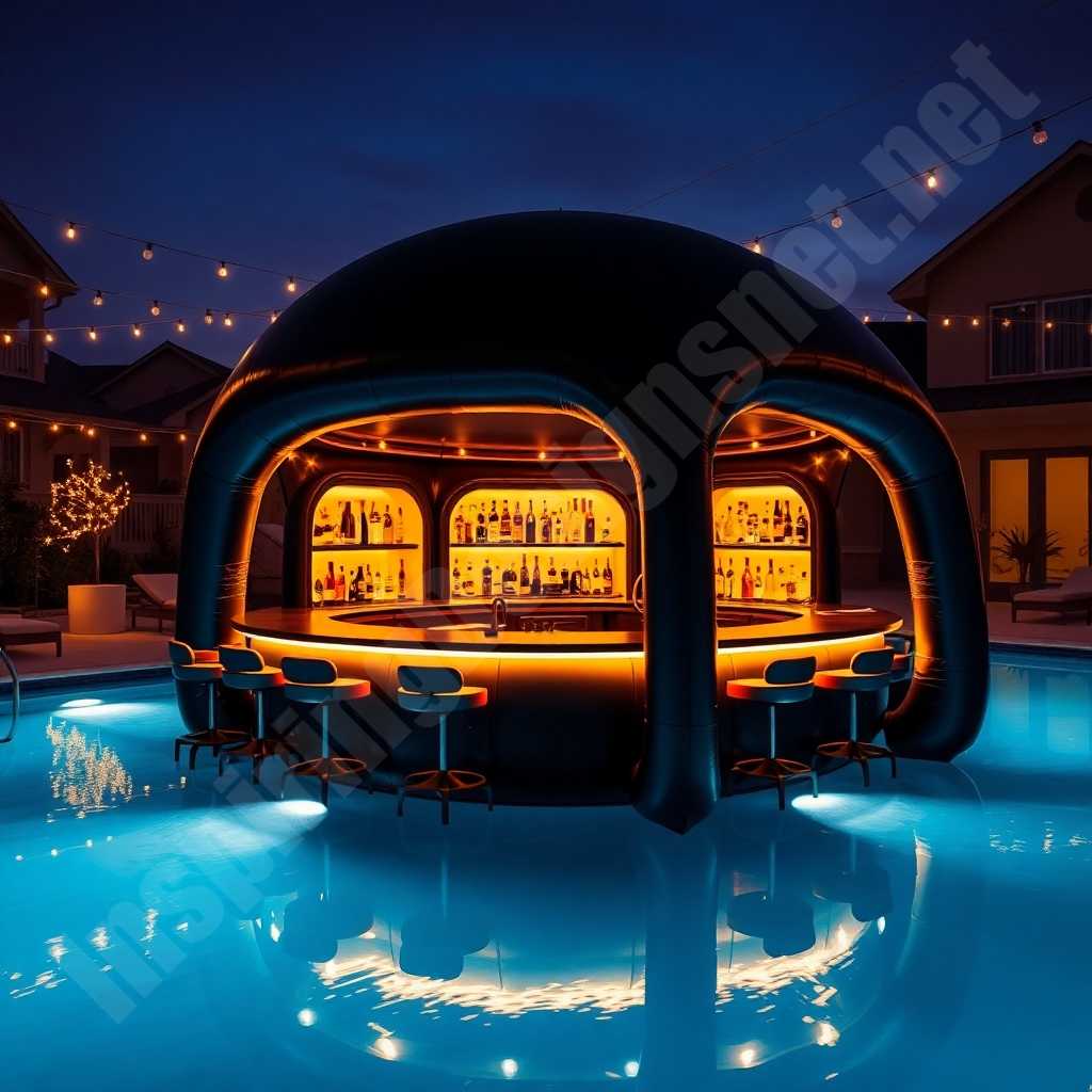 Inflatable Pool Bar