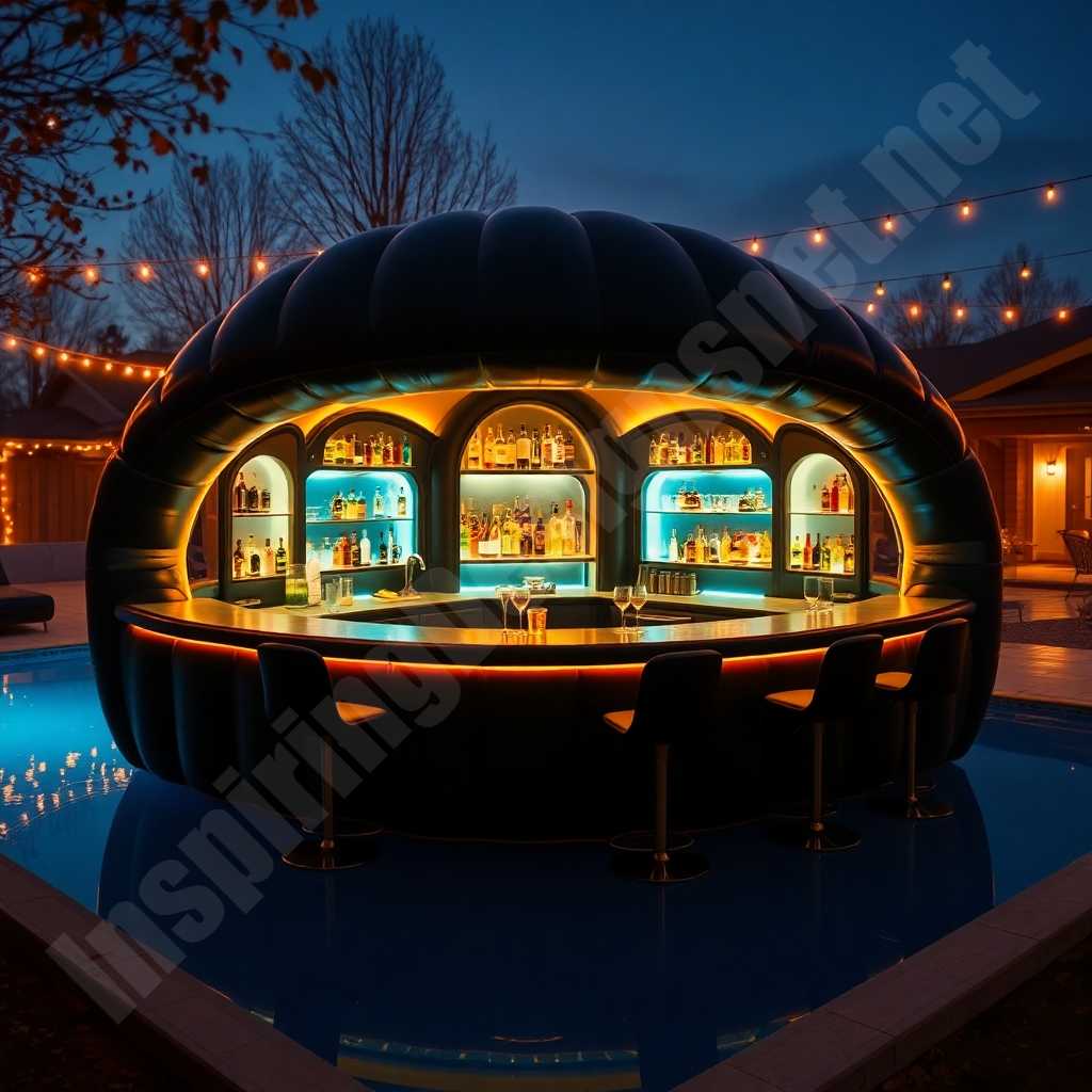 Inflatable Pool Bar