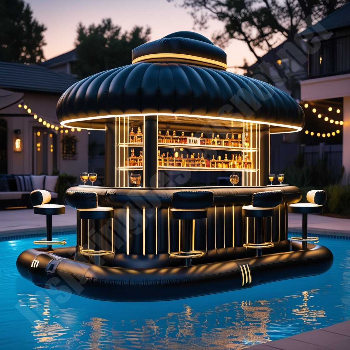 Inflatable Pool Bar