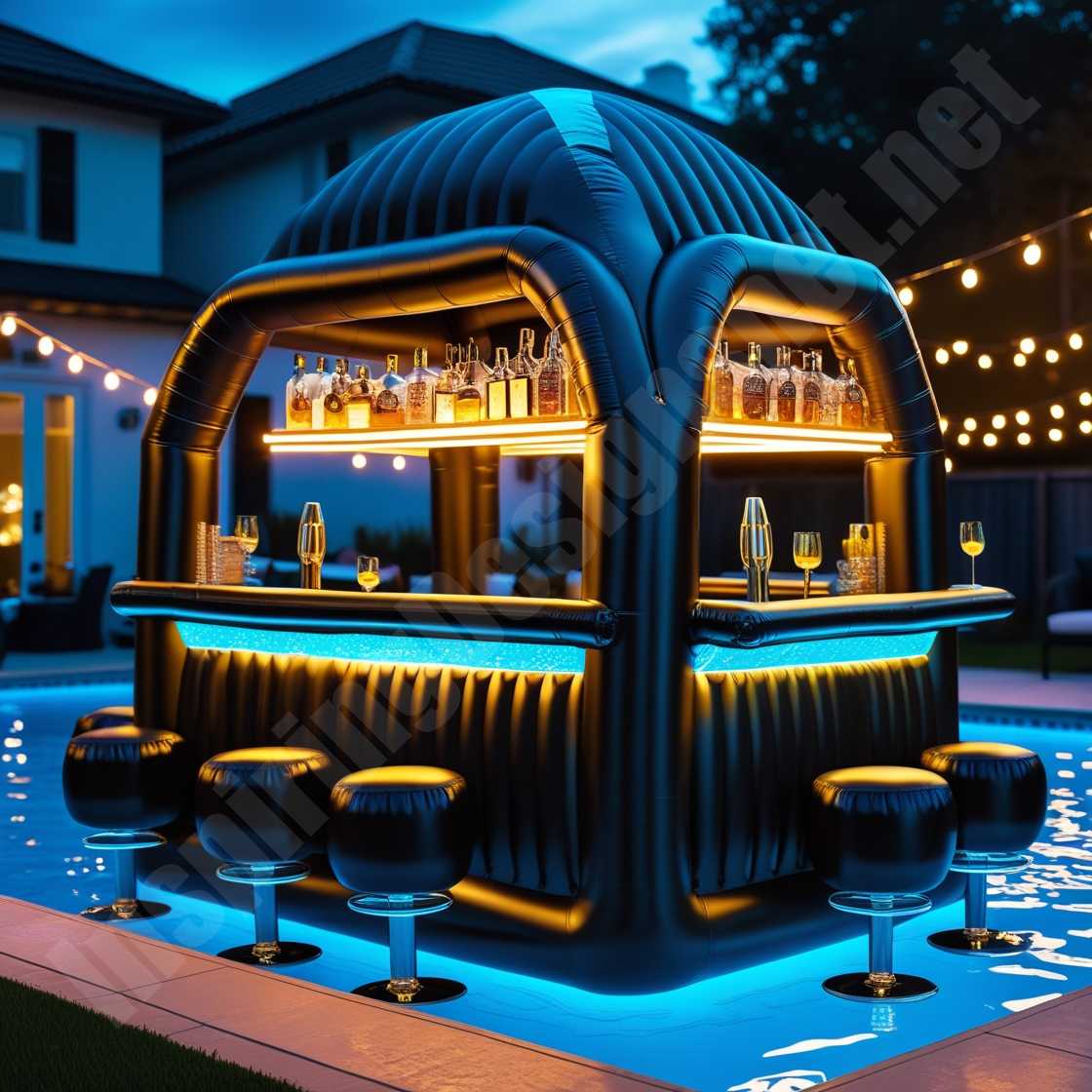 Inflatable Pool Bar