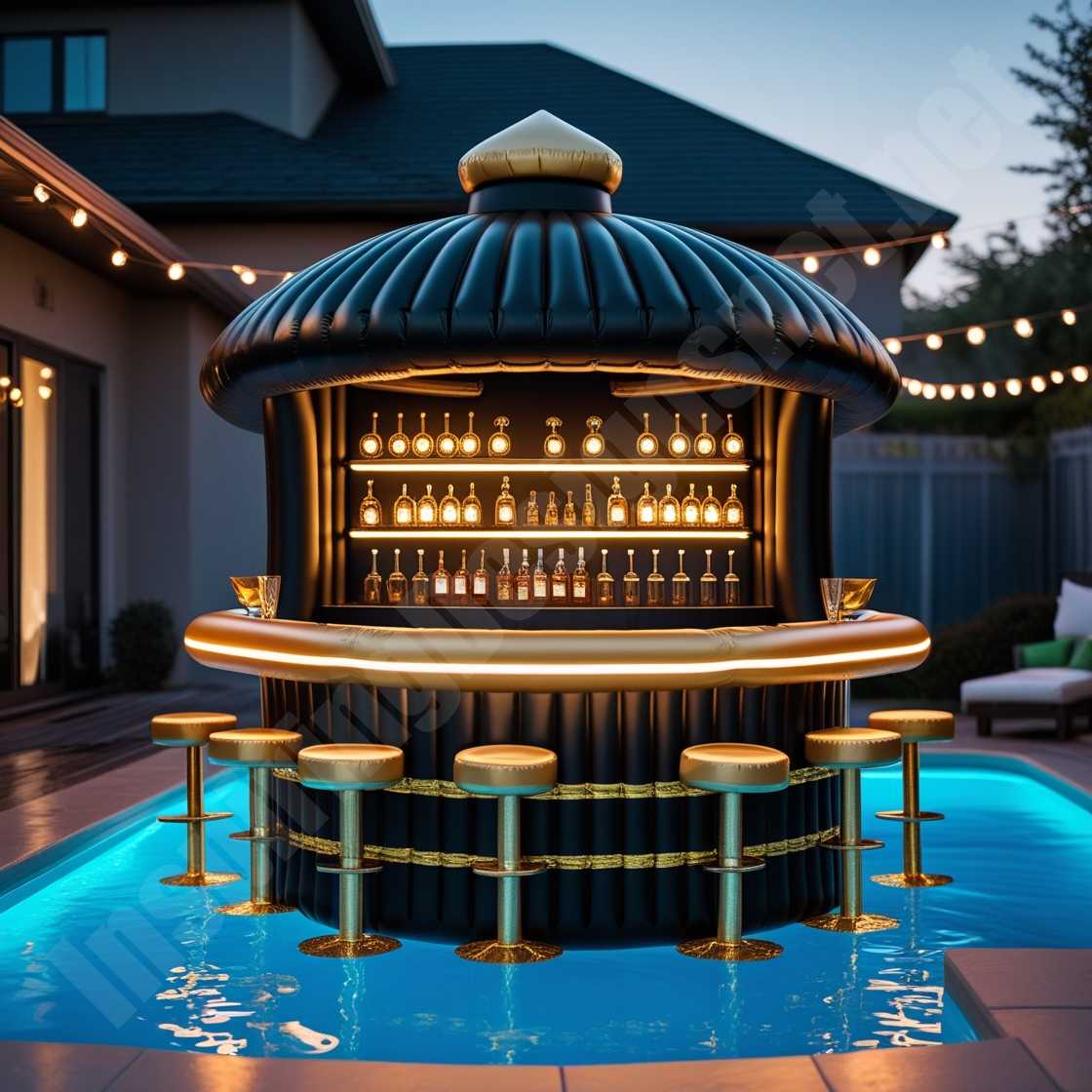 Inflatable Pool Bar
