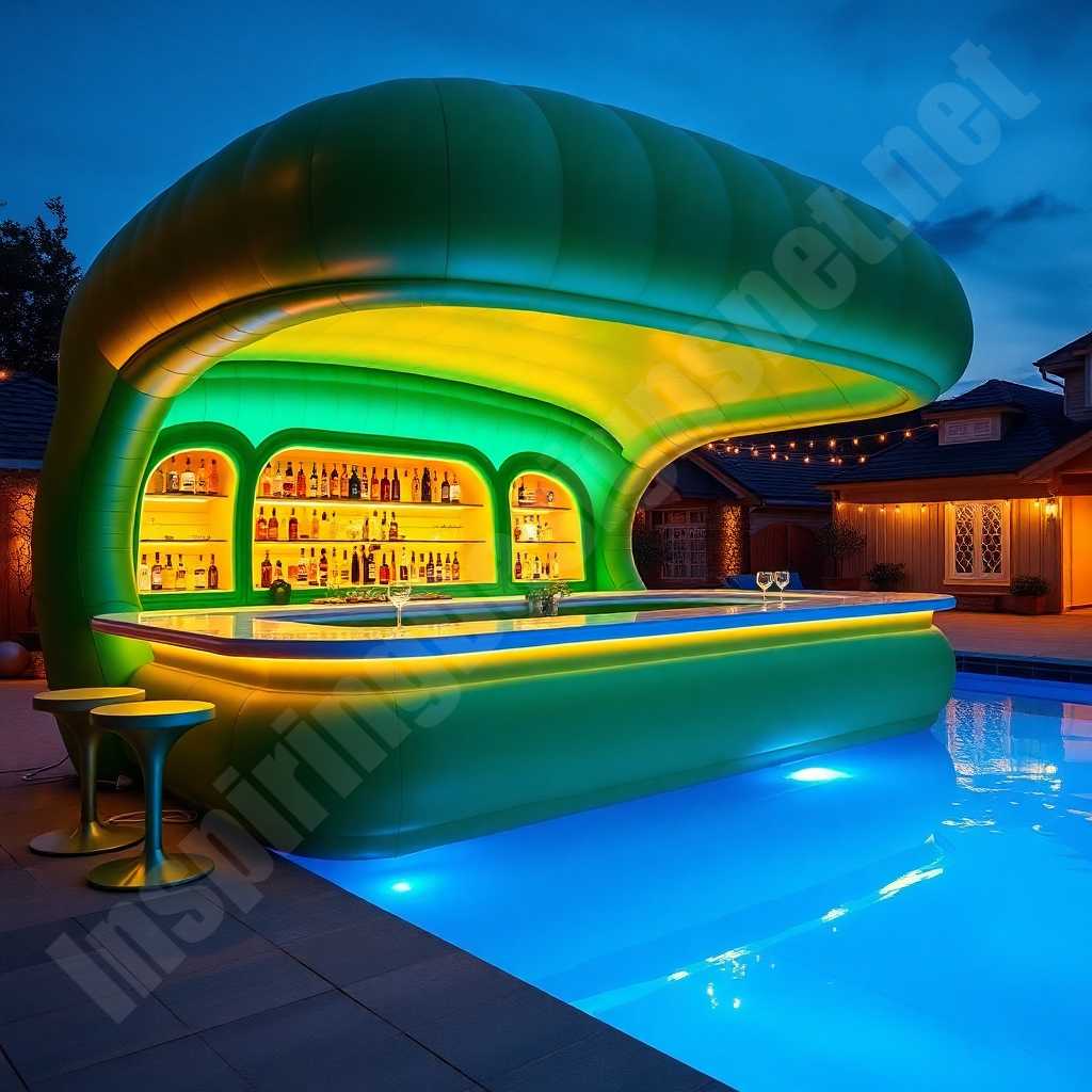 Inflatable Pool Bar