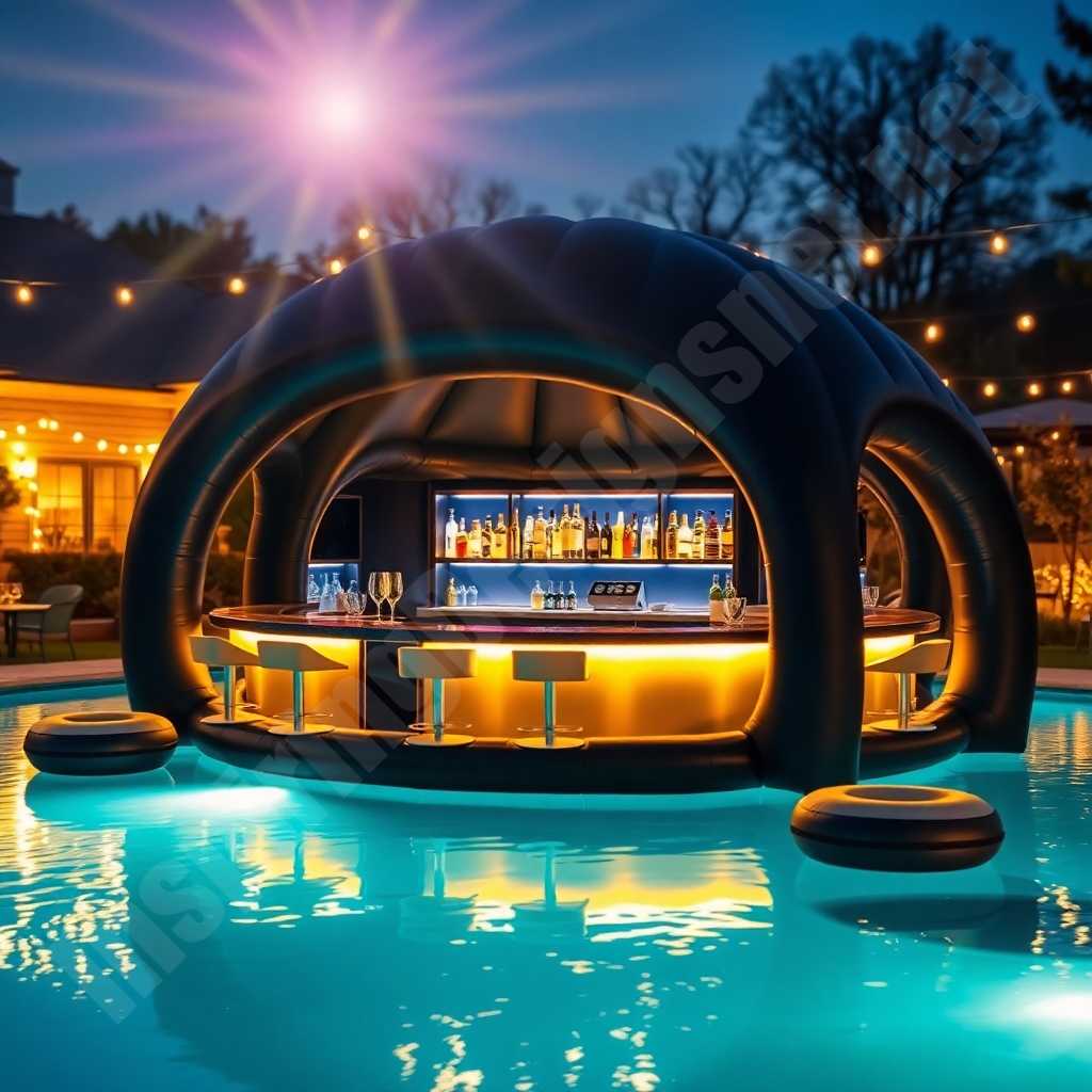 Inflatable Pool Bar