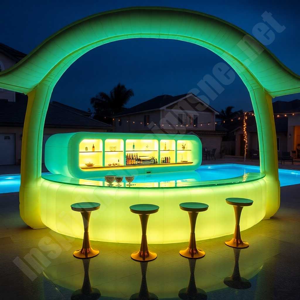 Inflatable Pool Bar