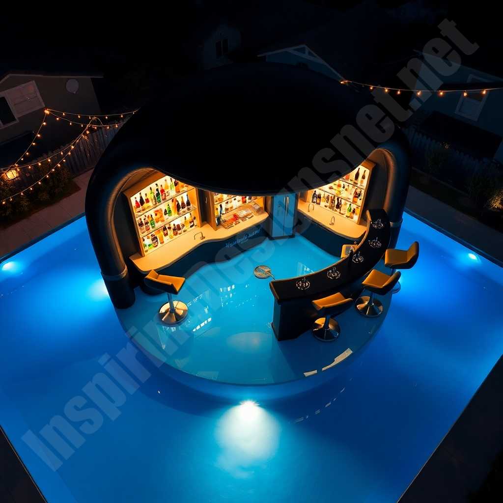 Inflatable Pool Bar
