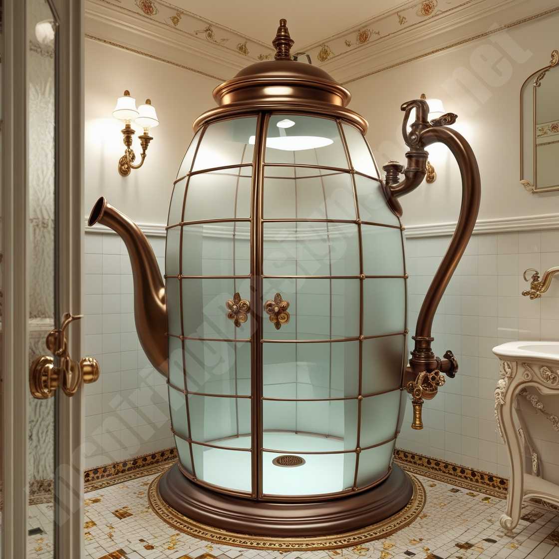 Teapot Shaped Shower