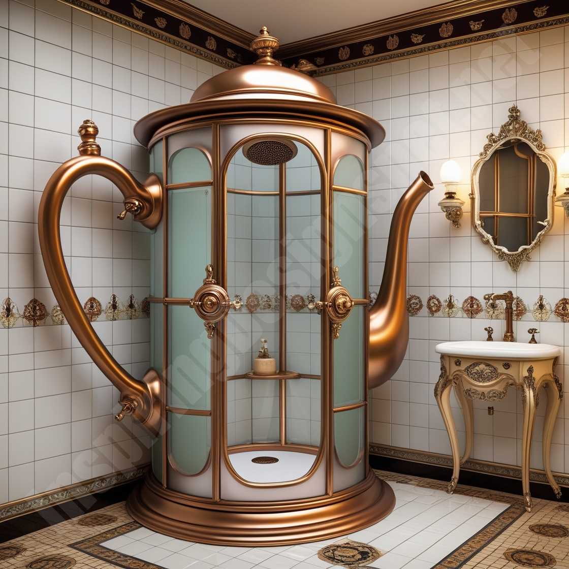 Teapot Shaped Shower