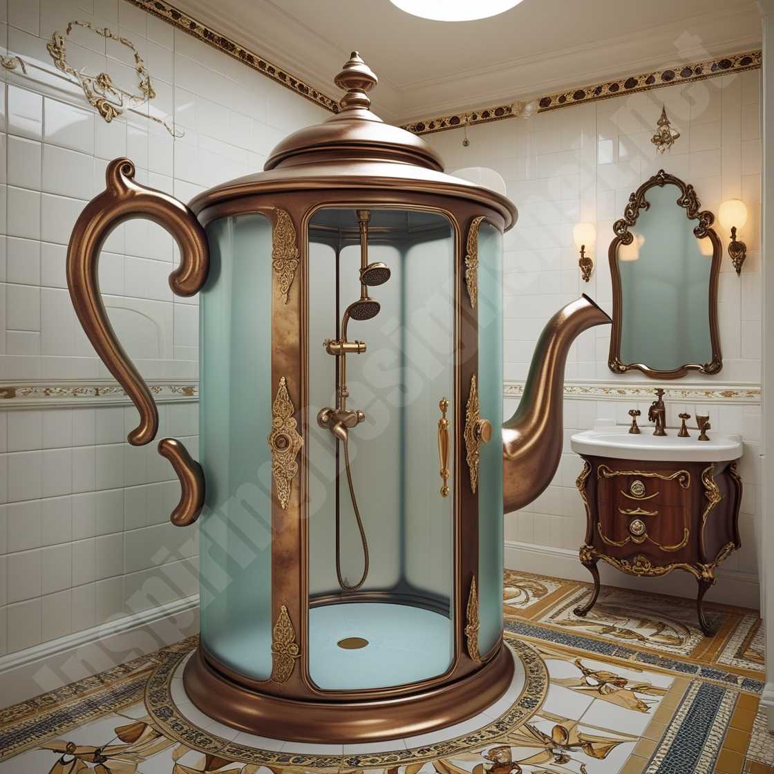 Teapot Shaped Shower