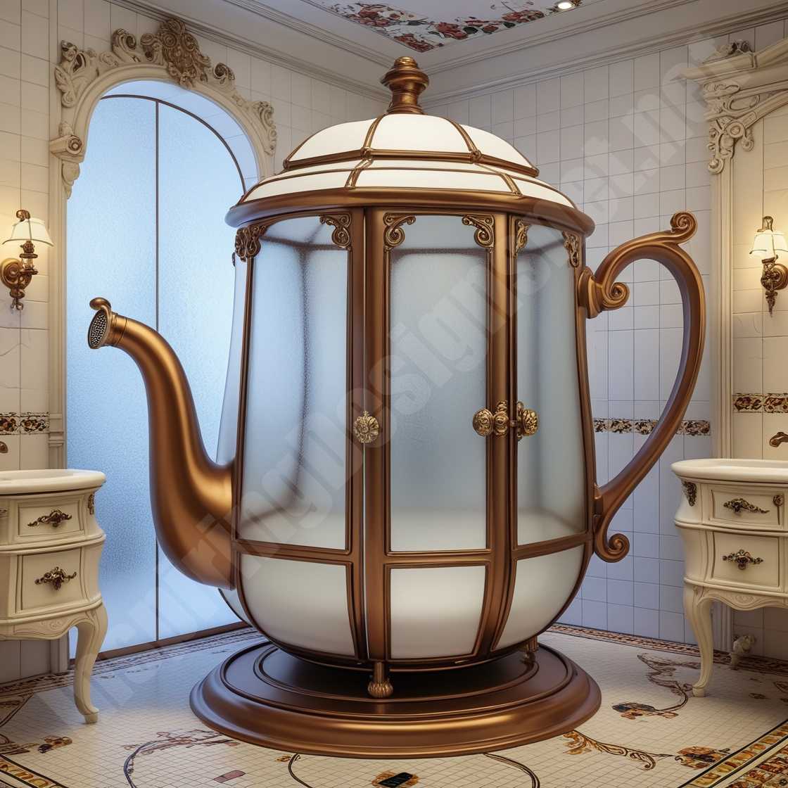 Teapot Shaped Shower