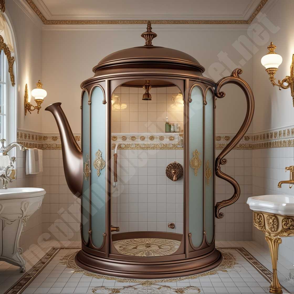 Teapot Shaped Shower