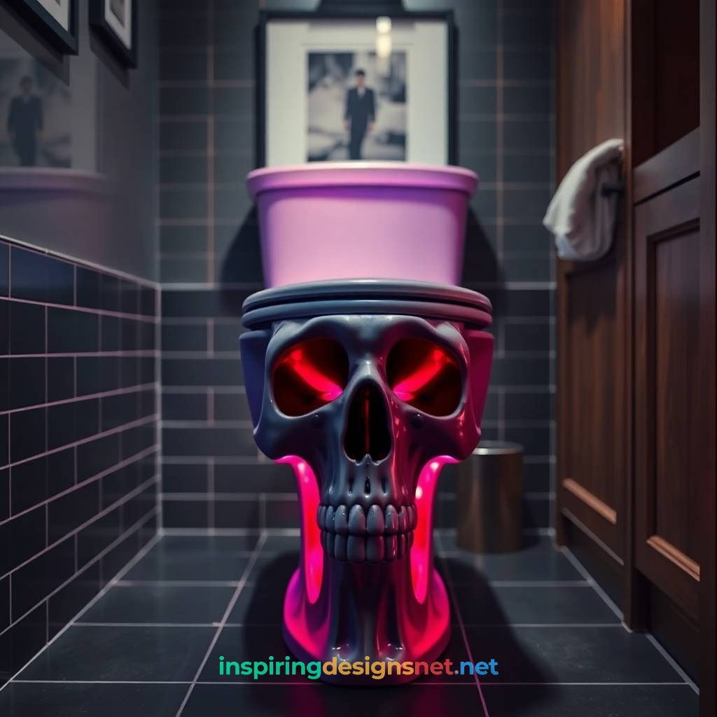 Skull Shaped Toilet