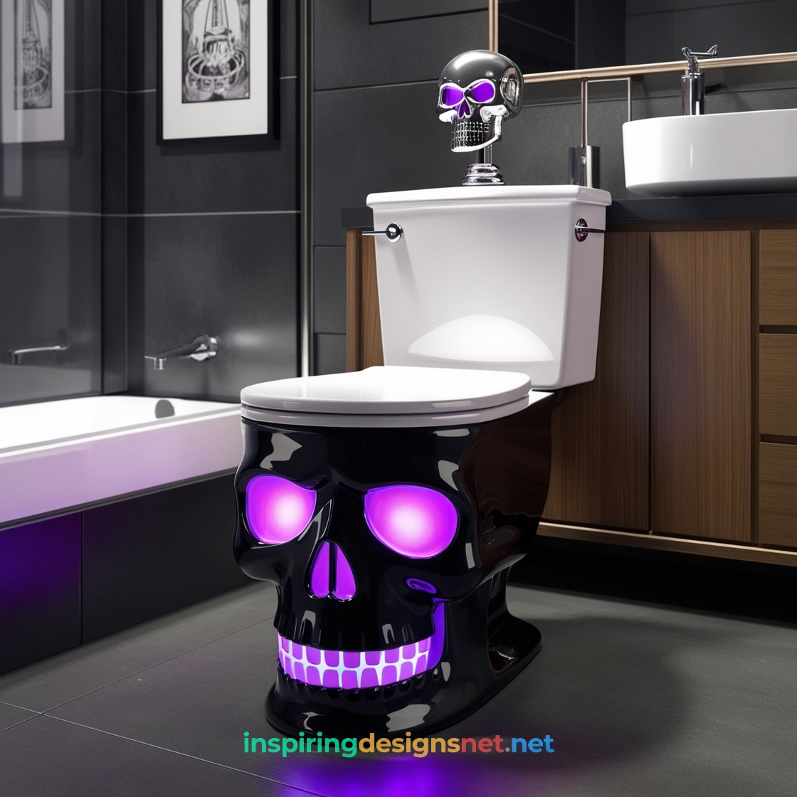 Skull Shaped Toilet