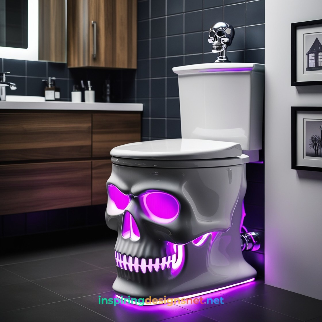 Skull Shaped Toilet