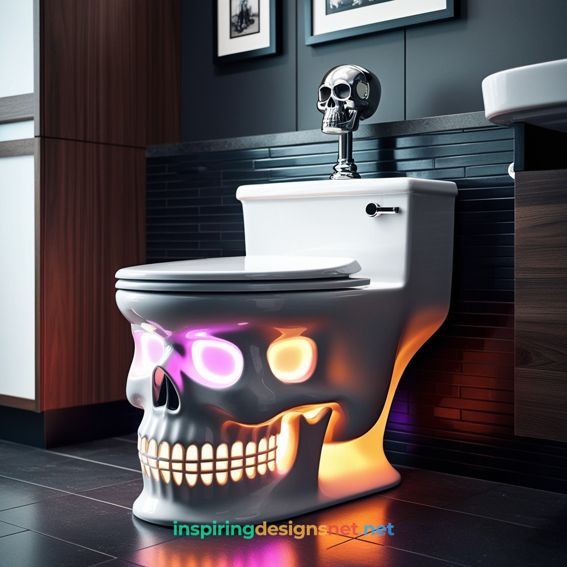 Skull Shaped Toilet
