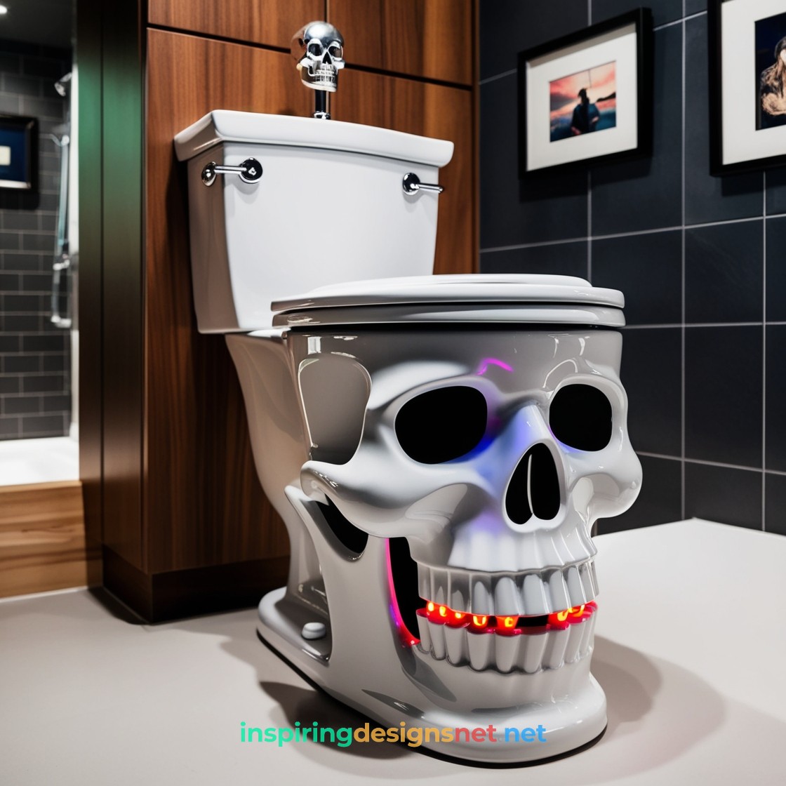 Skull Shaped Toilet