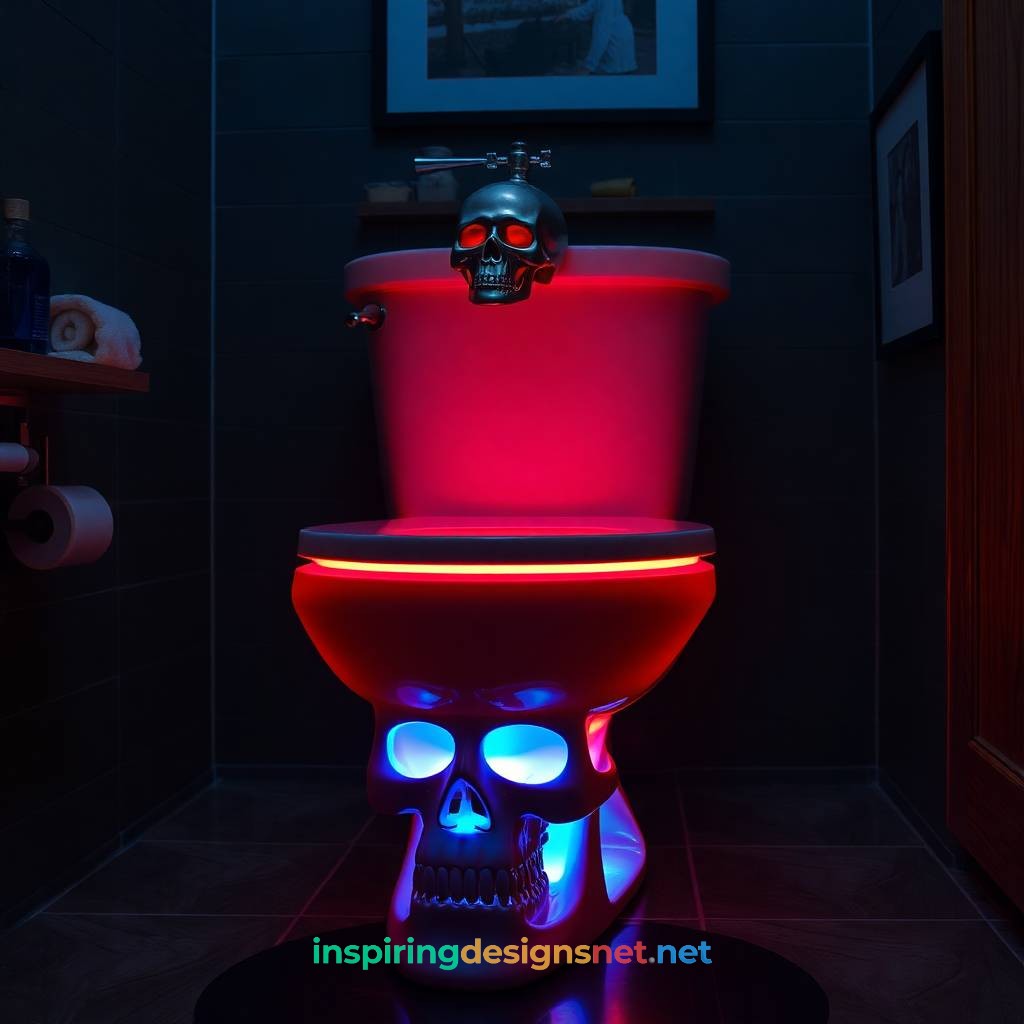 Skull Shaped Toilet