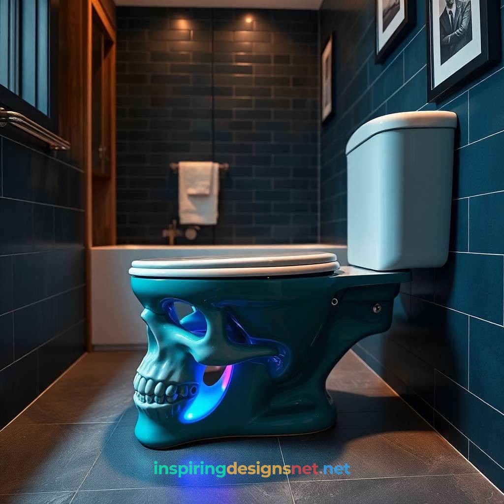 Skull Shaped Toilet