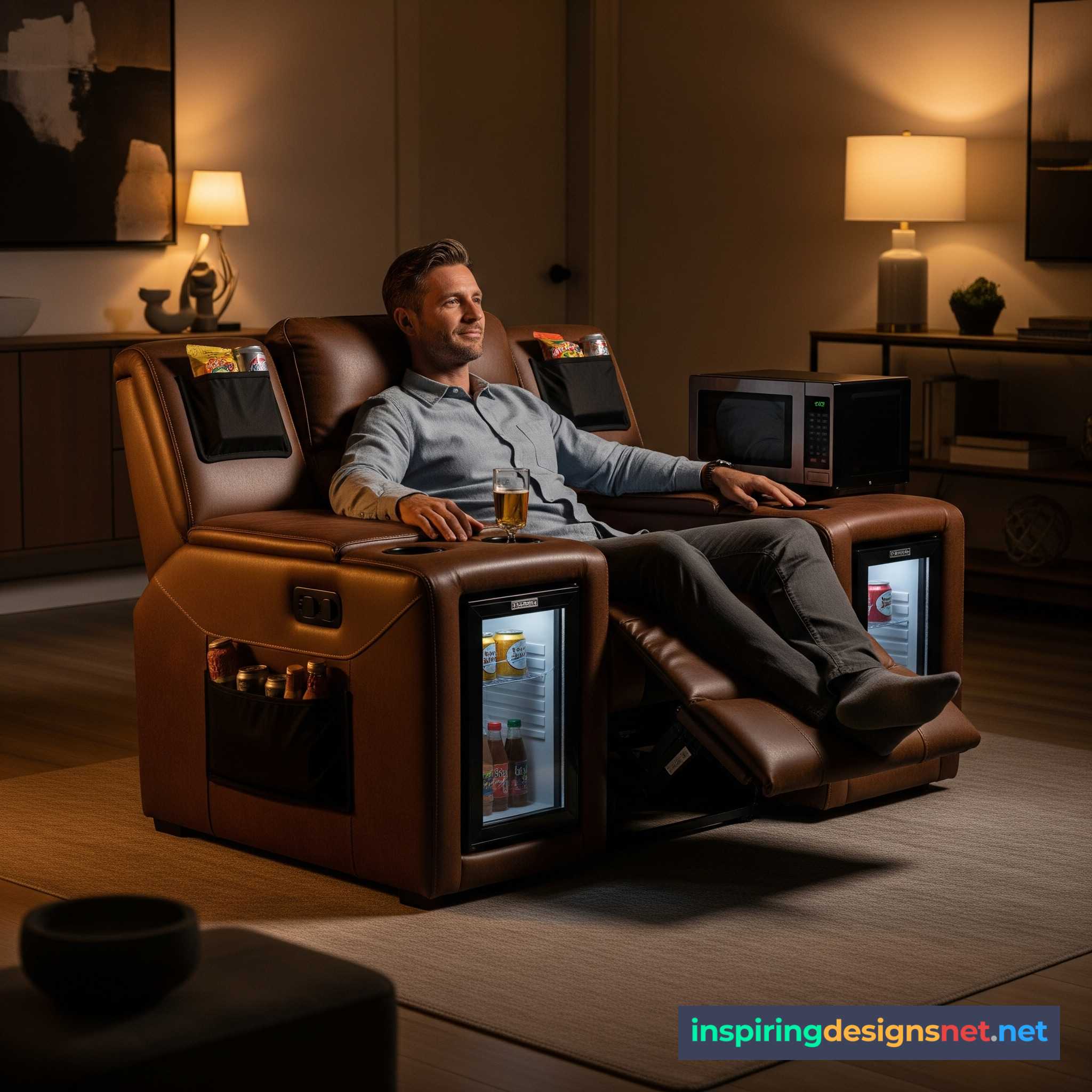 Recliners with a Built-in Kitchen