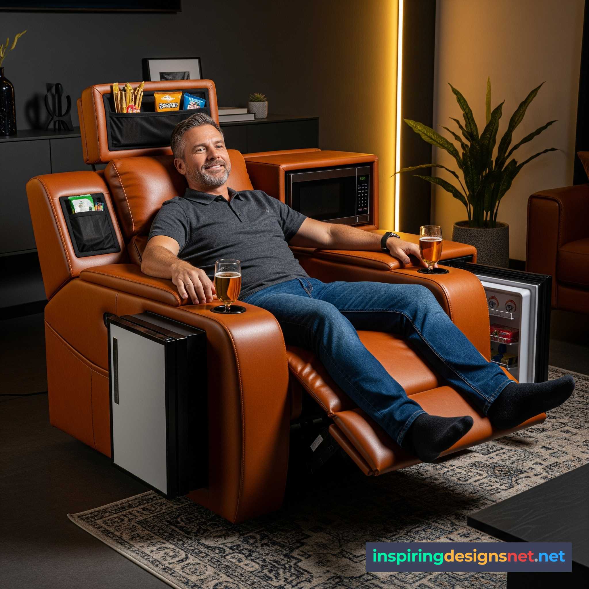 Recliners with a Built-in Kitchen