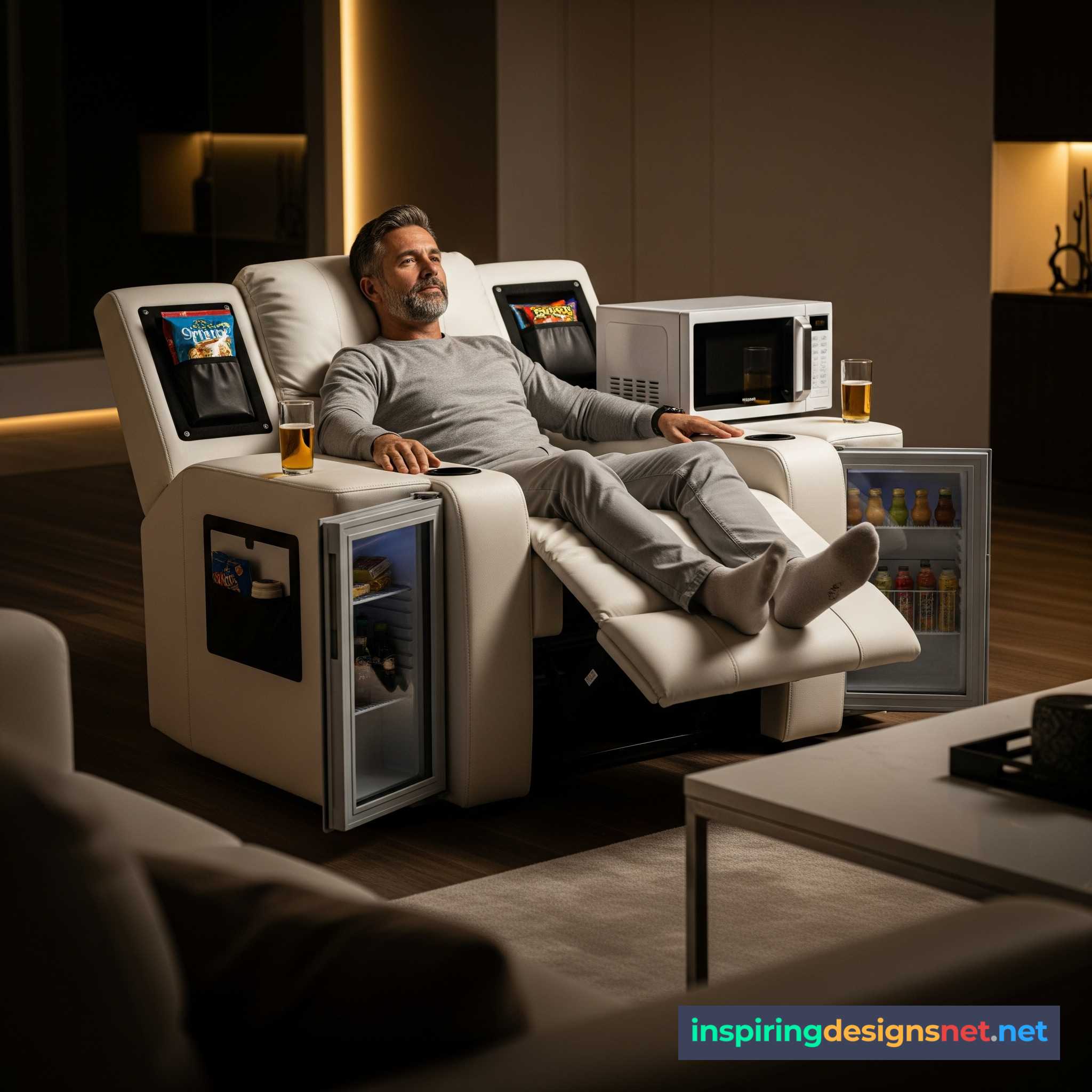 Recliners with a Built-in Kitchen