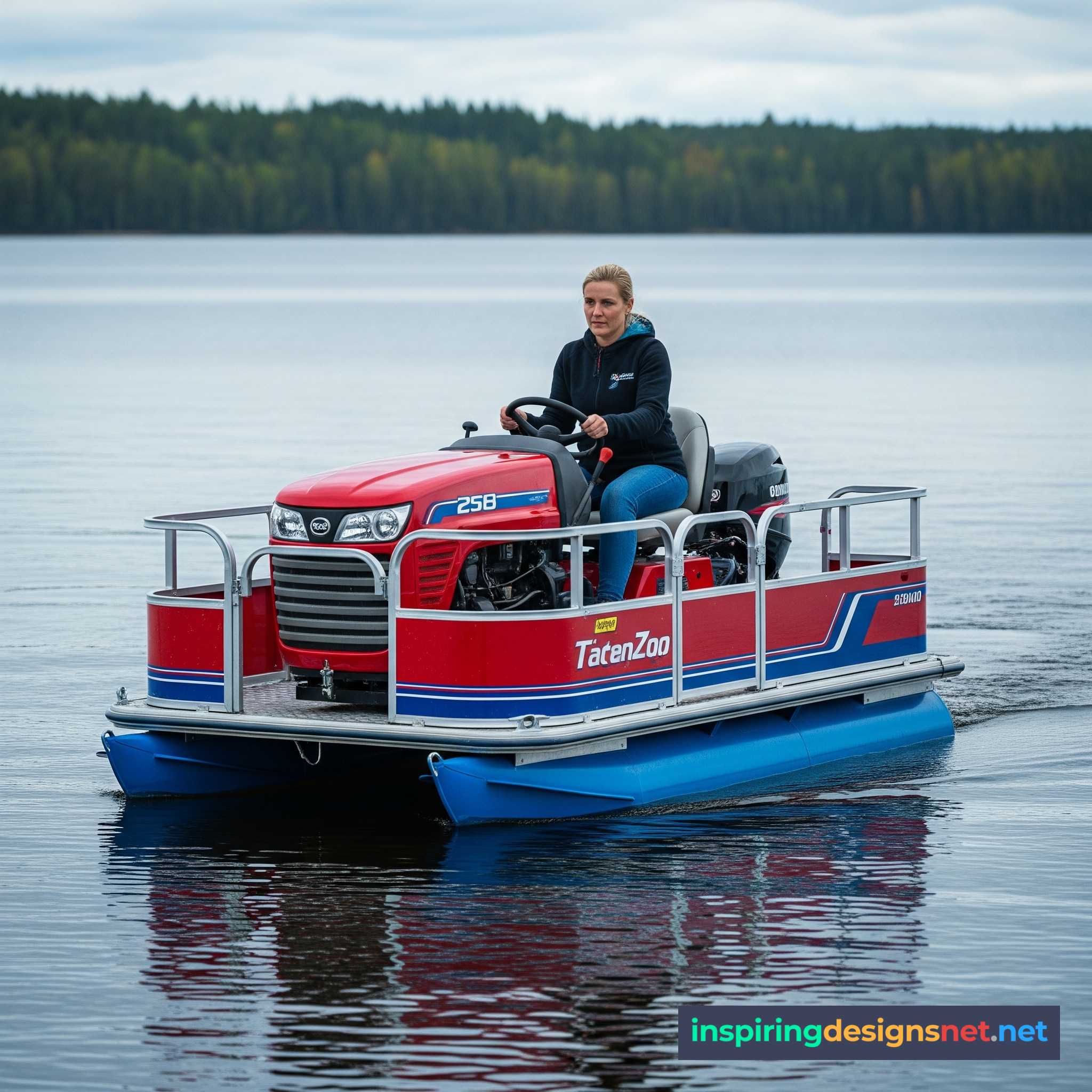 Tractor Pontoon Boats