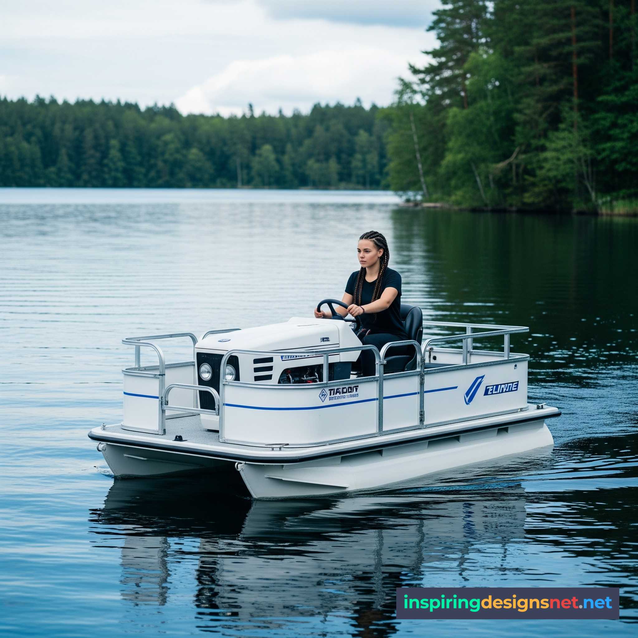 Tractor Pontoon Boats