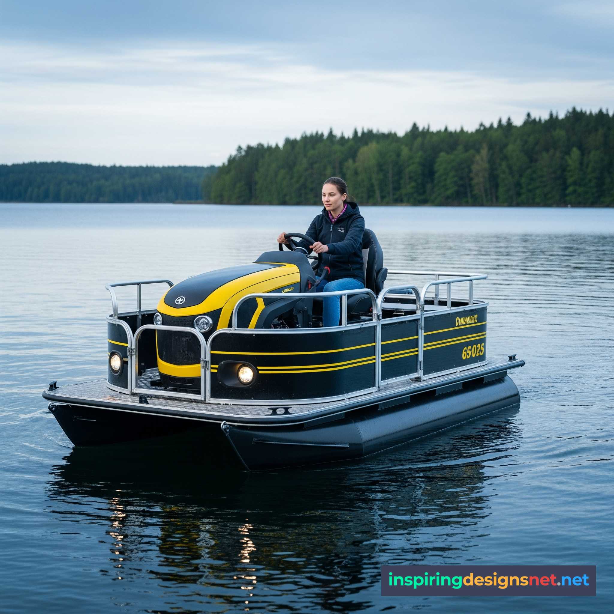 Tractor Pontoon Boats