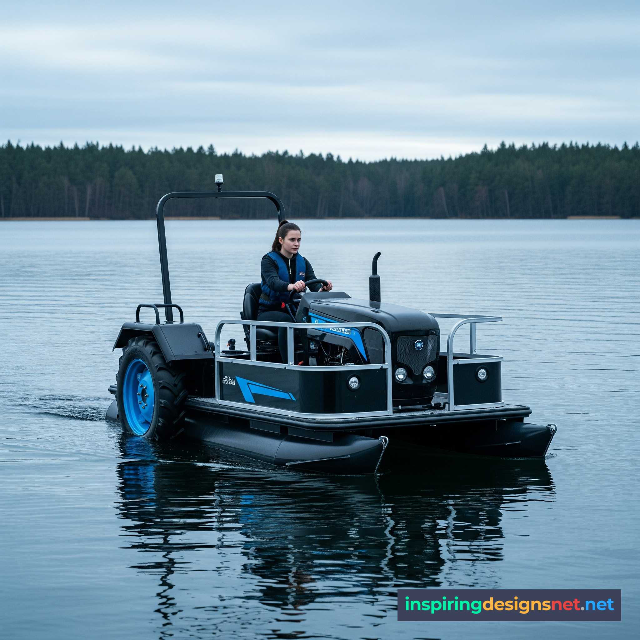 Tractor Pontoon Boats