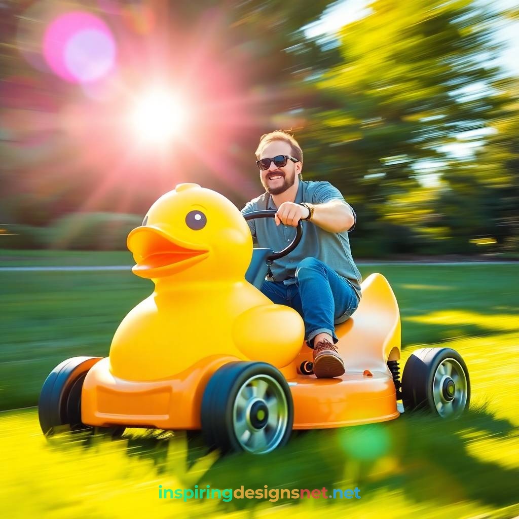 Rubber Ducky Lawn Mower