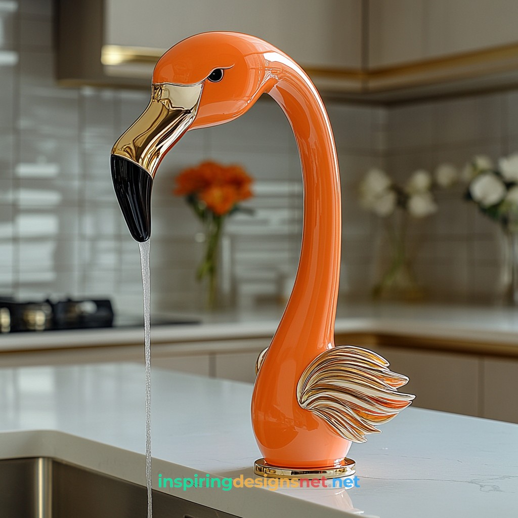 Gorgeous Flamingo Faucet