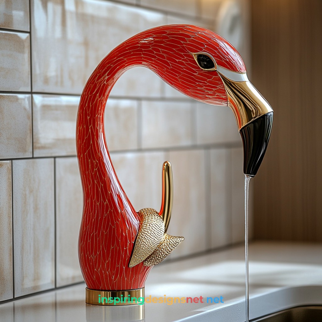 Gorgeous Flamingo Faucet